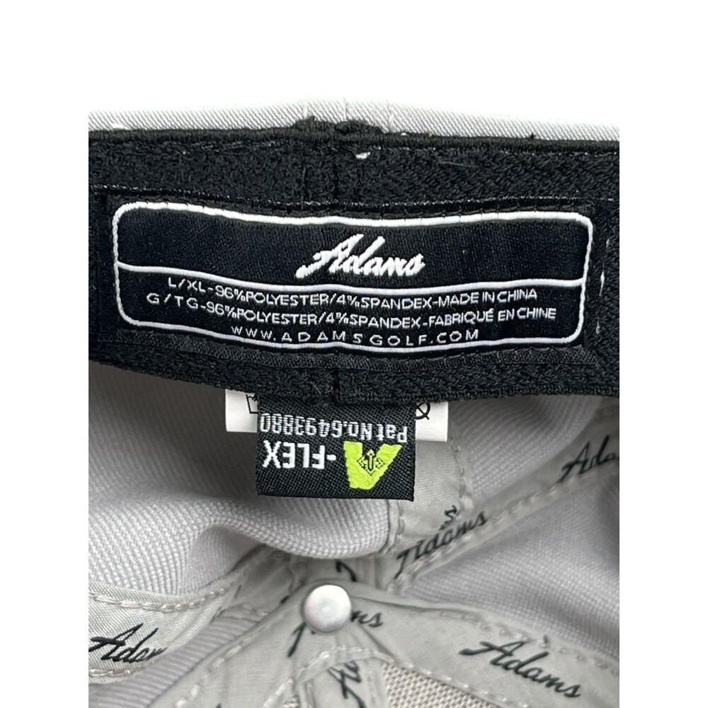 Adams Golf Tight Lies Fitted Hat L/XL Gray Performance Cap - Picture 8 of 9